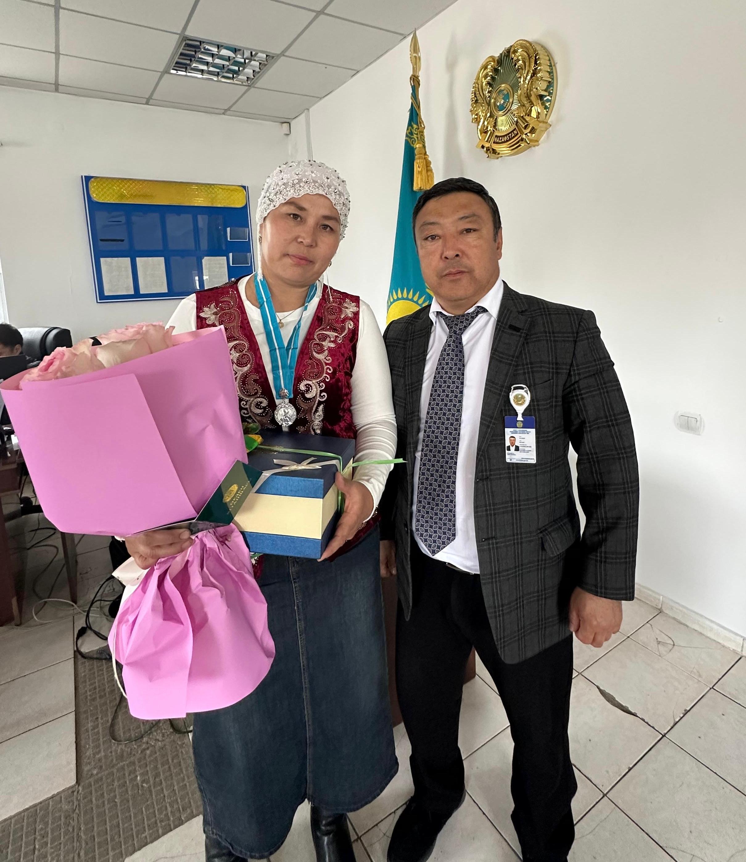 «Күміс алқа» мемлекеттік наградасын табыстау рәсімі өтті