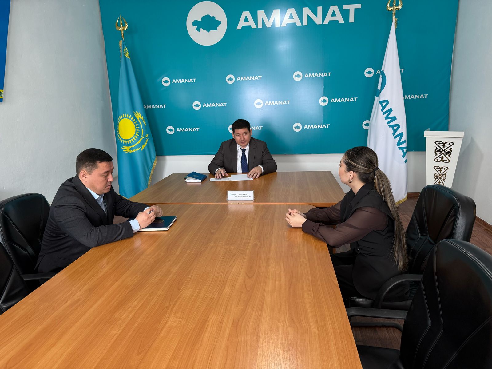 АРАЛ АУДАНЫНДА ЖЕКЕ ҚАБЫЛДАУ ӨТТІ.