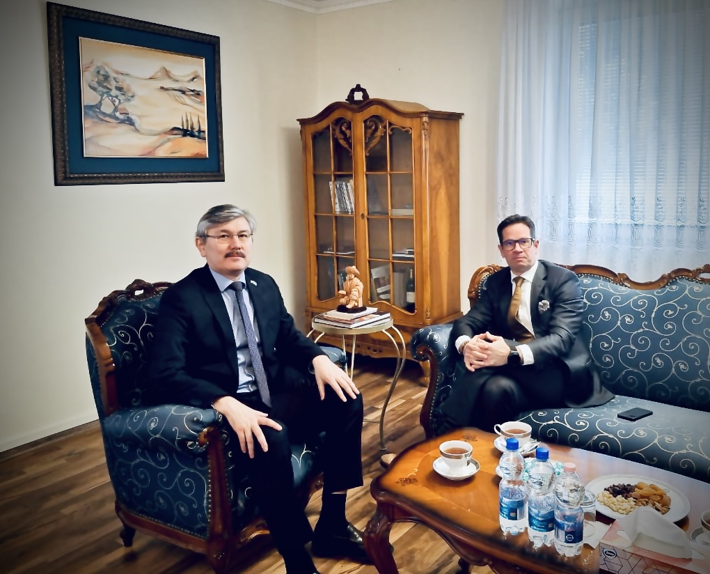 Meeting of the Ambassador of Kazakhstan to Hungary with Executive Director of the Representation Office of the Organization of Turkic States in Hungary