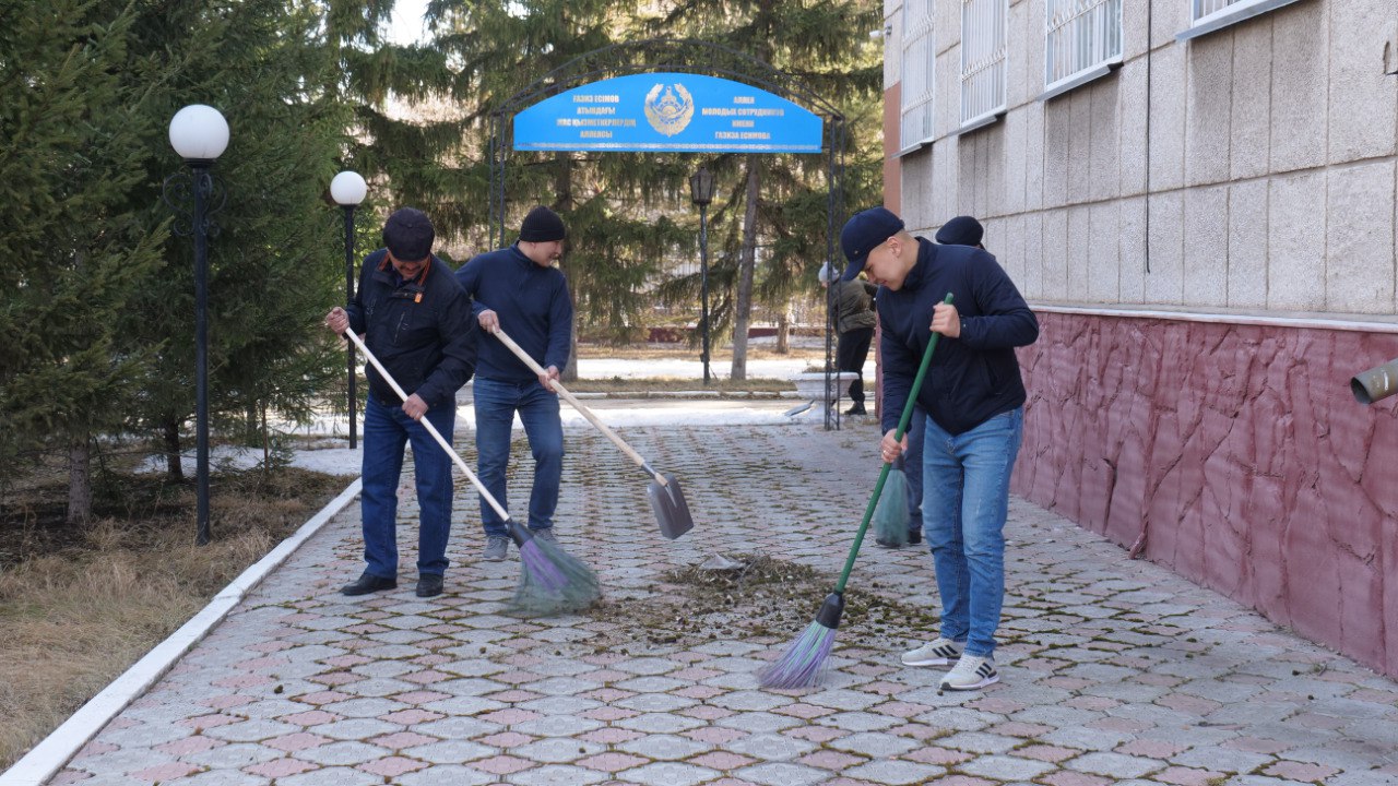 Солтүстікқазақстандық полицейлер алғашқы қалалық сенбілікке қатысты