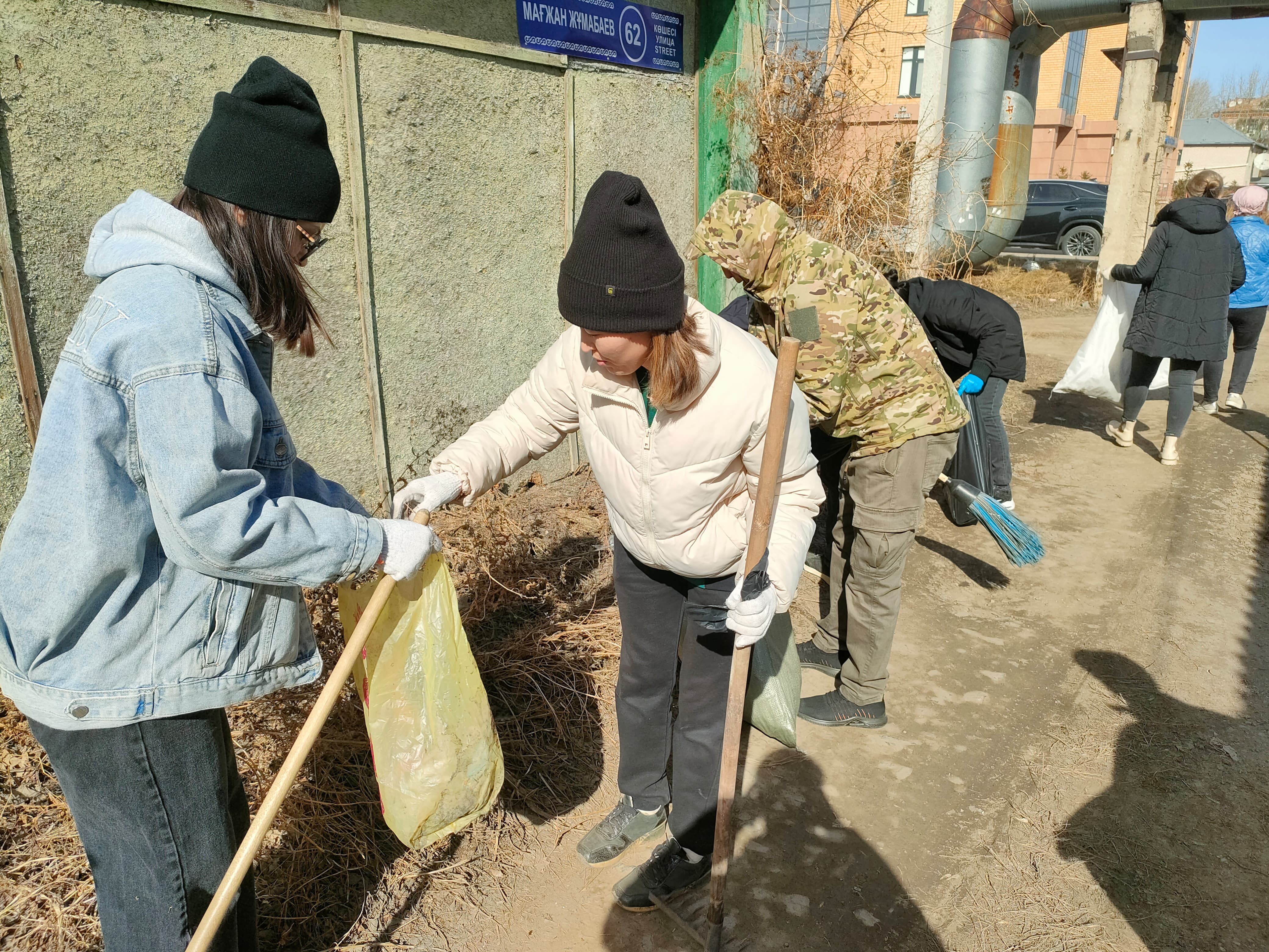 Алғашқы көктемгі тазалық жұмыстары өткізілді!