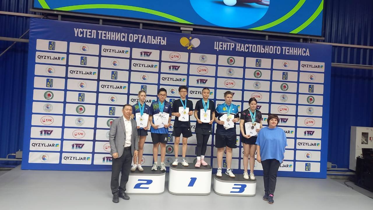 Облыстық үстел теннисі чемпионатының қорытындысы