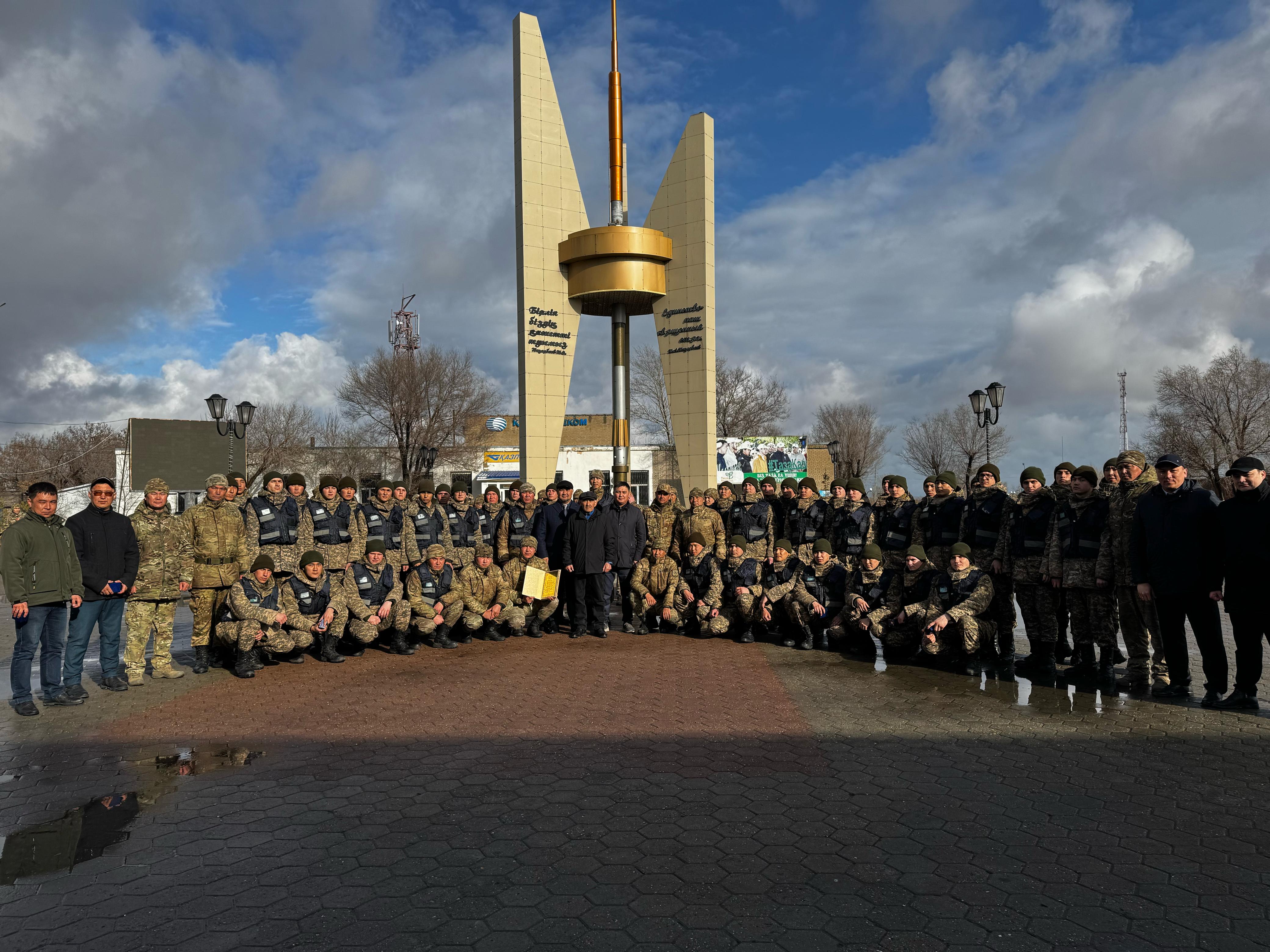 Солдатты шығарып салу – олардың ерлігін ұмытпау