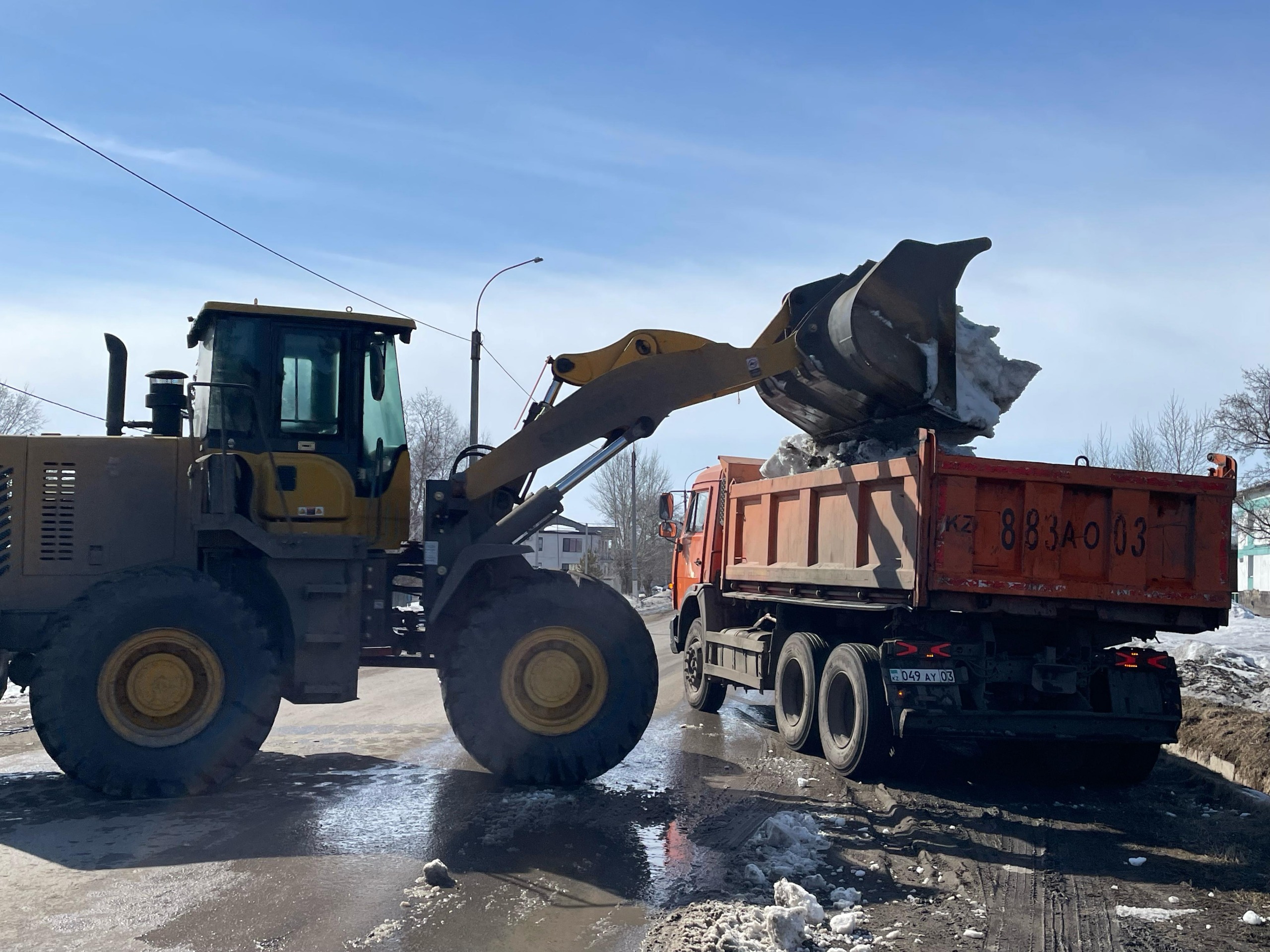 Сандықтау ауданында су тасқынына қарсы іс-шараларды өткізу бойынша белсенді жұмыстар жалғасуда