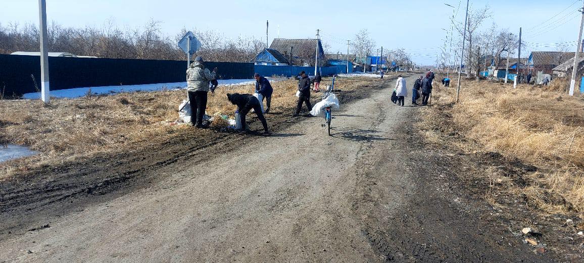 «Таза Қазақстан» экологиялық акциясы аясында жаппай сенбілік өтті