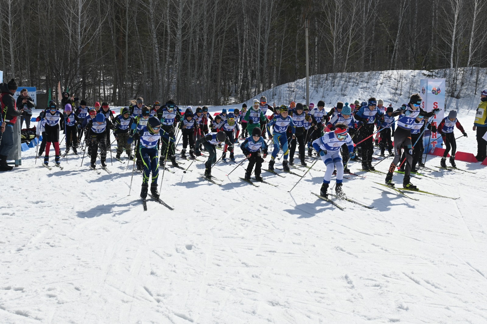 Дәстүрлі Республикалық шаңғы жарысы Сандықтау ауданында өтті