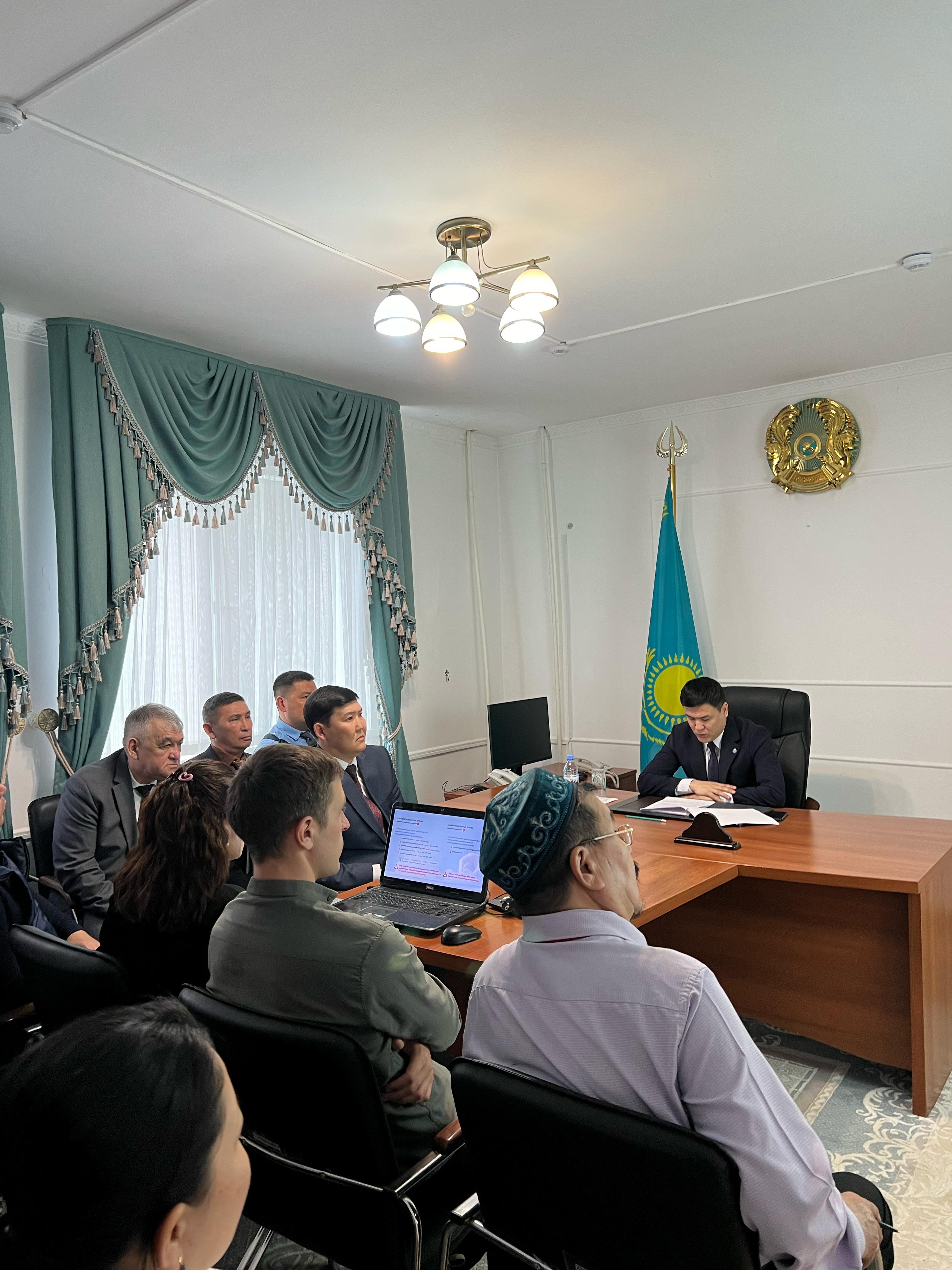 «Қызылорда  облысы бойынша көліктік бақылау инспекциясы»  ұжымымен кездесу
