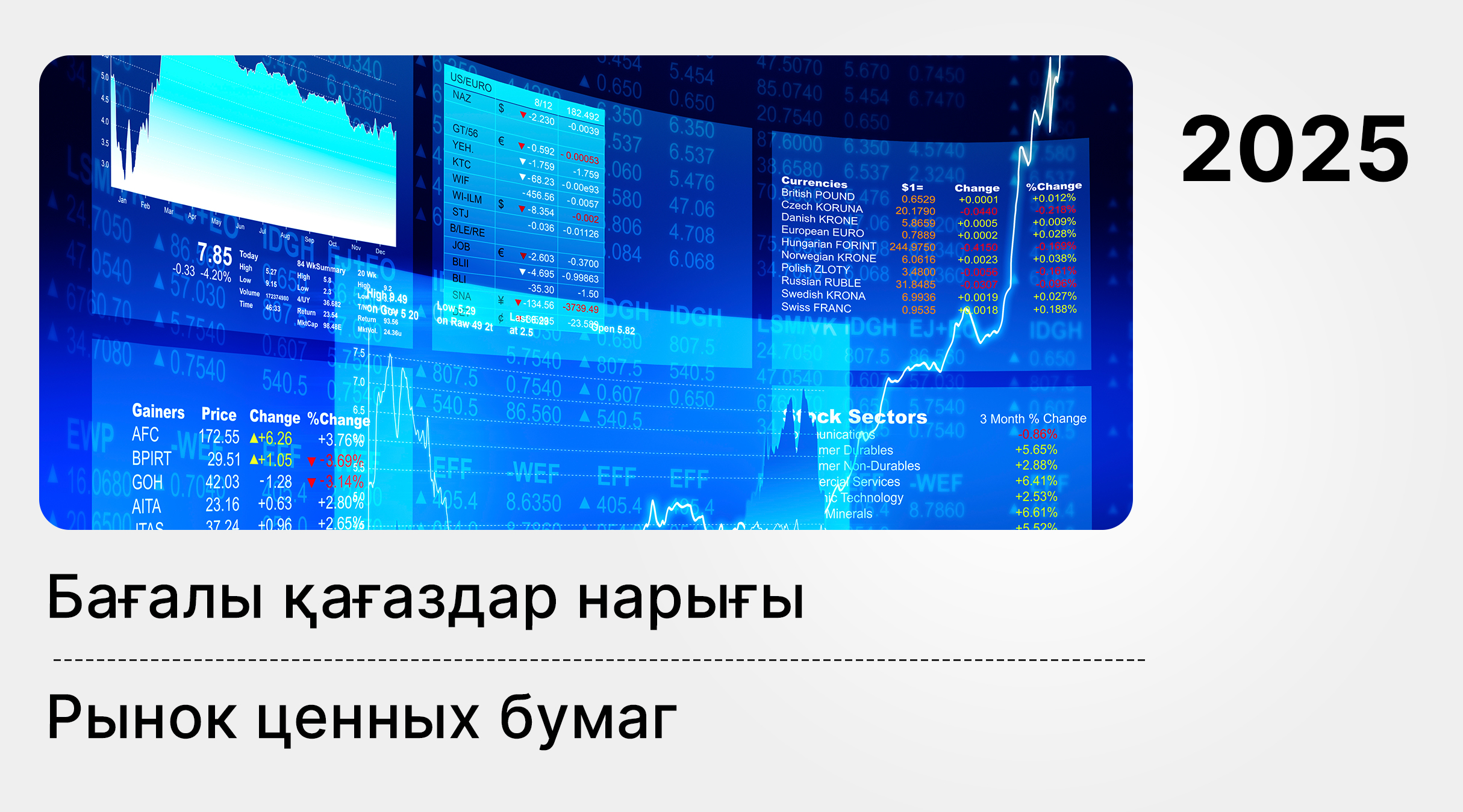 О состоянии рынка ценных бумаг Казахстана на 1 февраля 2025 года