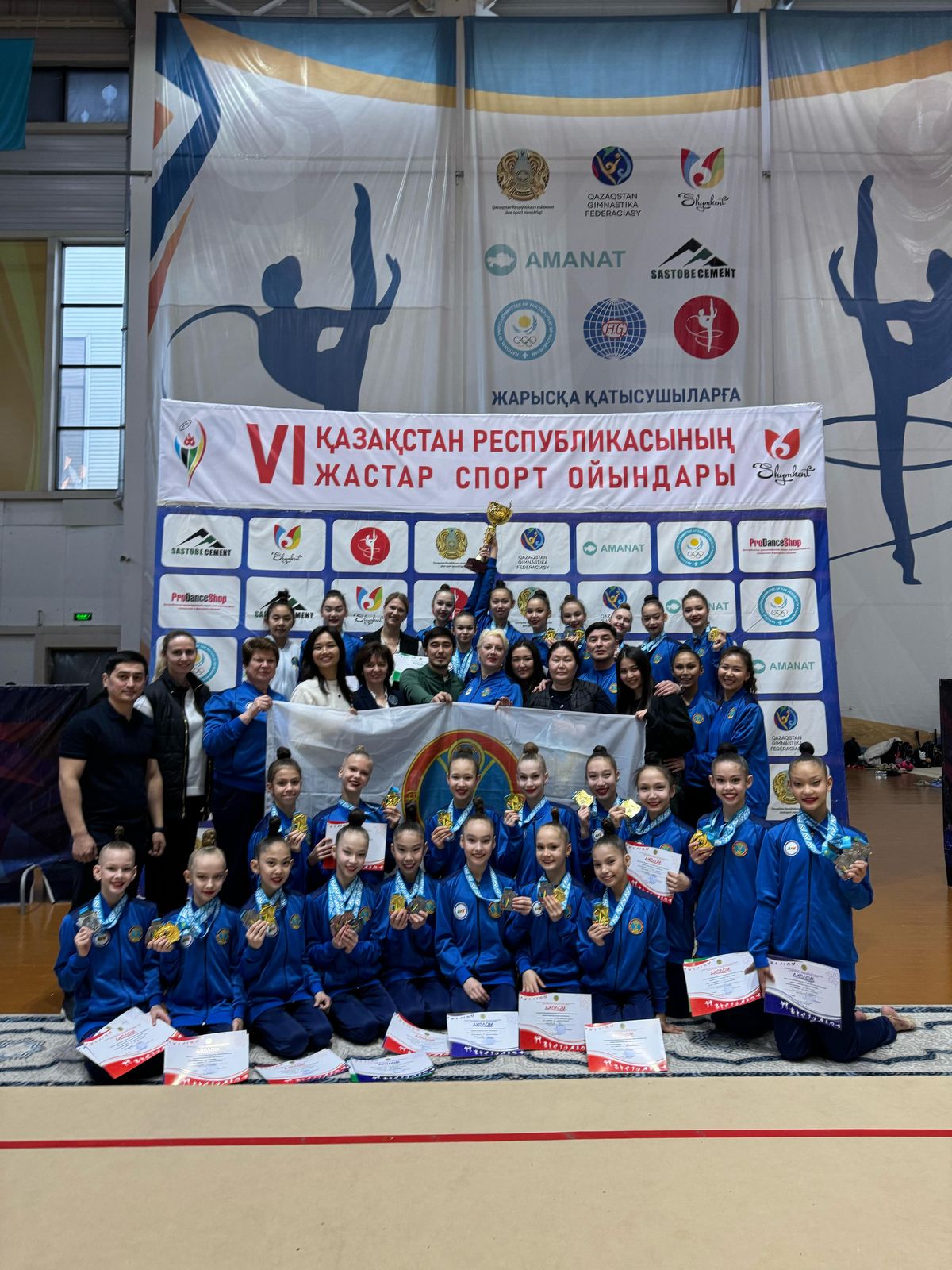 Елордалық көркем гимнасшылар ҚР VI Жастар спорттық ойындарының жеңімпазы атанды