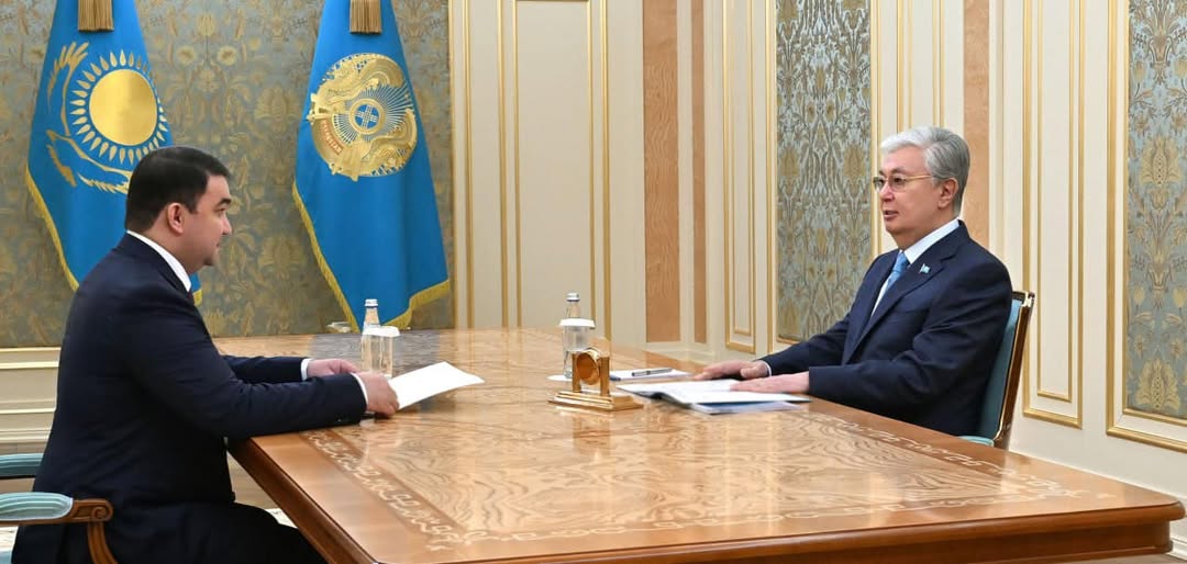 ПРЕЗИДЕНТ ТҮРКІСТАН ОБЛЫСЫНЫҢ ӘКІМІ НҰРАЛХАН КӨШЕРОВТІ ҚАБЫЛДАДЫ