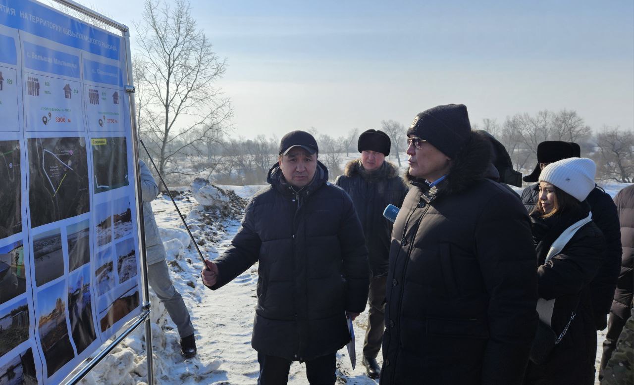 Паводок 2025: В СКО строят обводные каналы и дамбы укрепляют плитами