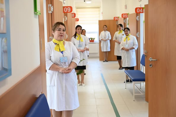 ТҮРКІСТАН: ЖЕТІСАЙДА ТАҒЫ БІР ДЕНСАУЛЫҚ САҚТАУ НЫСАНЫ ҚОЛДАНЫСҚА БЕРІЛДІ