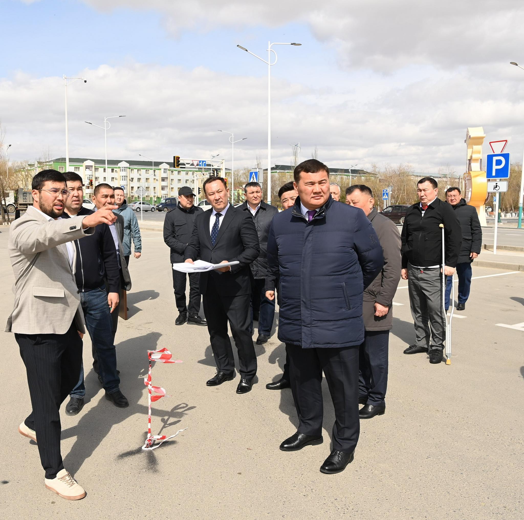 Облыс әкімі Қызылорда қаласындағы құрылыс нысандарын аралады