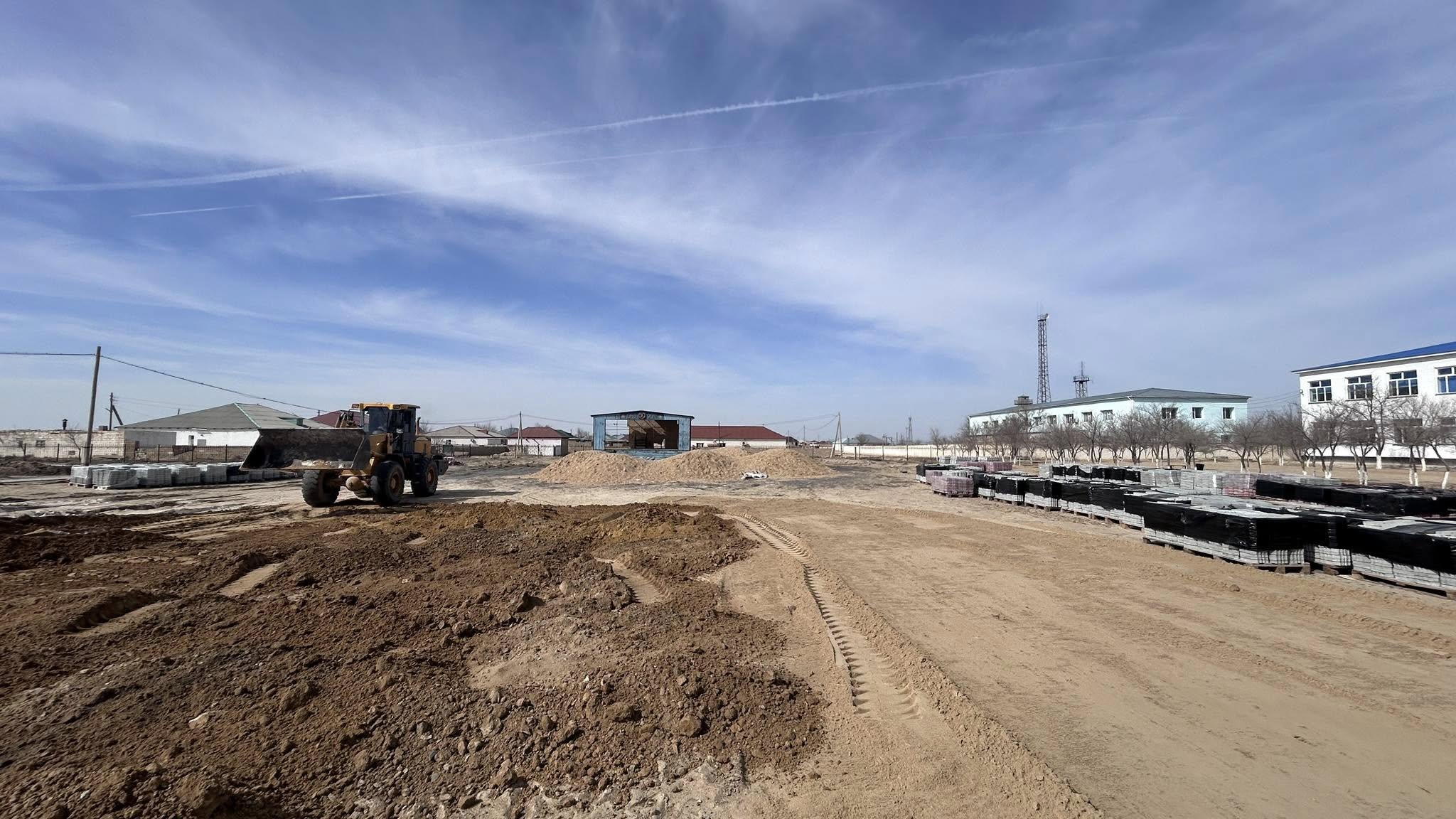 АҚЖІГІТ АУЫЛЫНДА АБАТТАНДЫРУ ЖҰМЫСТАРЫ БАСТАЛДЫ