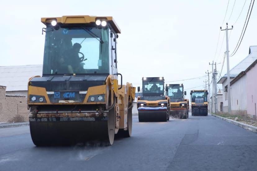 ТҮРКІСТАНДА ЖОЛ ҚҰРЫЛЫС ЖҰМЫСТАРЫ ҚАРҚЫНДЫ ЖАЛҒАСУДА