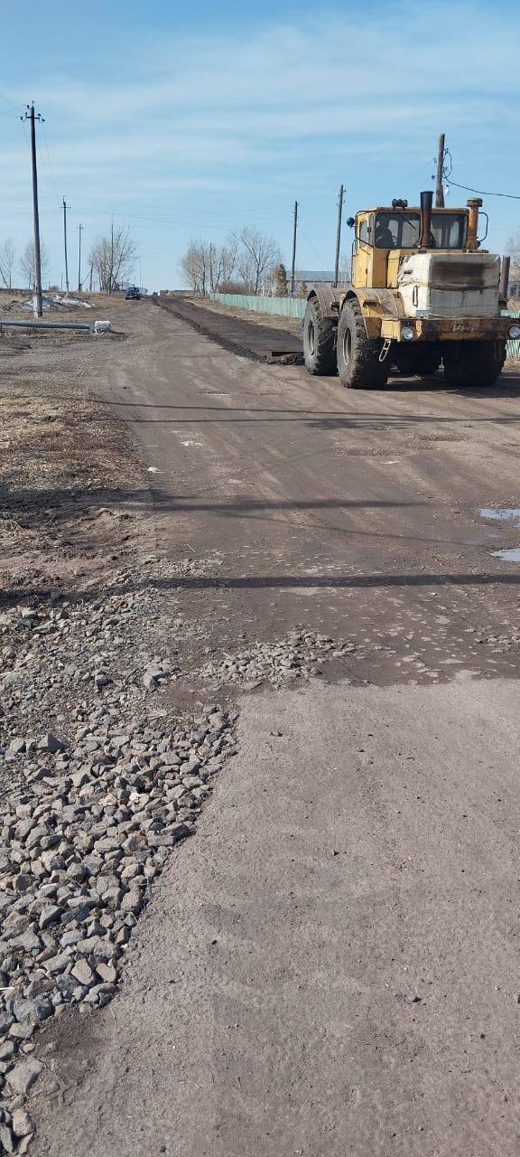 Жол төсемін профильдеу бойынша жұмыстар