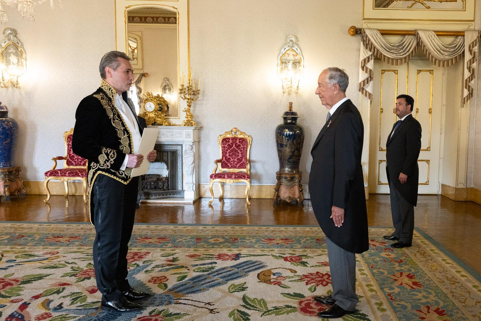 Presentation of Credentials by the Ambassador of Kazakhstan to the President of the Portuguese Republic