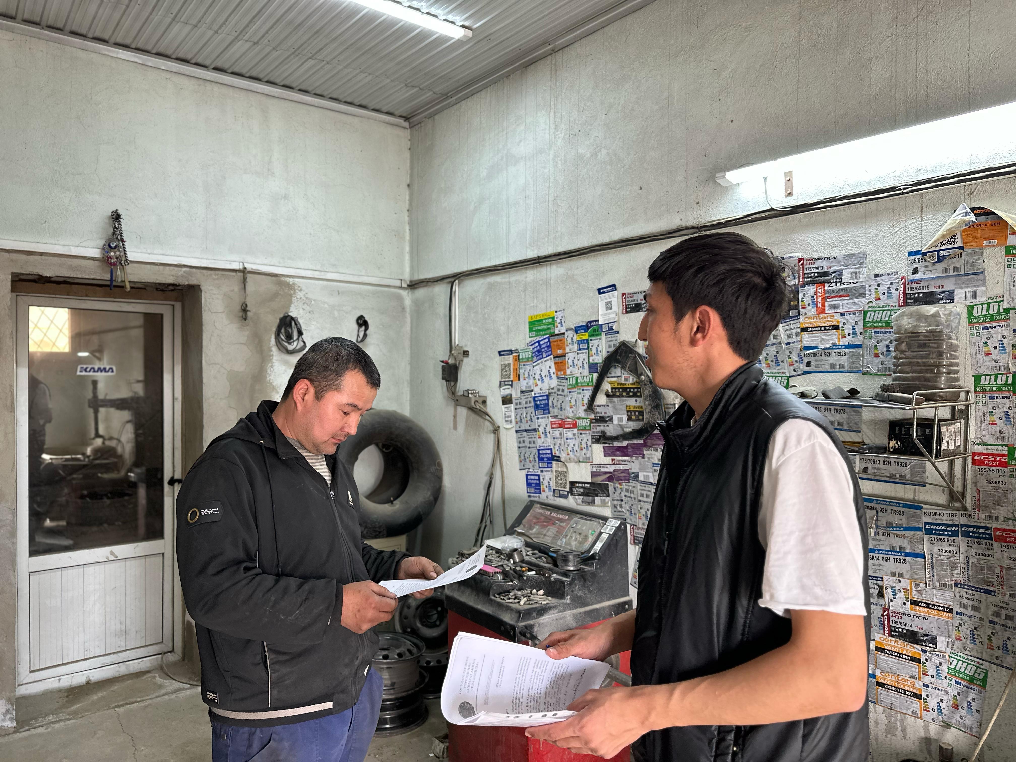 Кәсіпкерлік нысан иелеріне түсіндірме жұмыстары