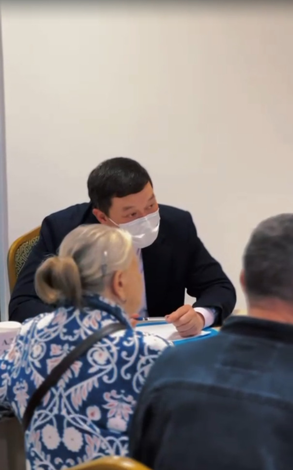 Сегодня (09.04.2025 г.) прошёл личный прием акима Бостандыкского района - Санджара Алина.