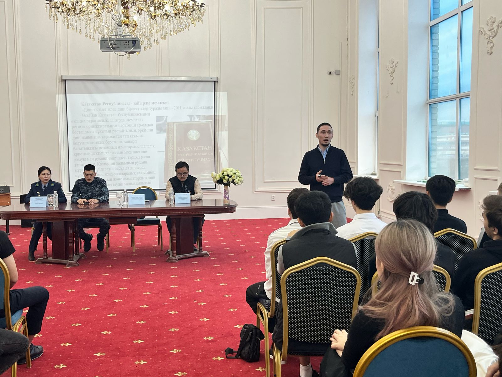 Ақтөбе құрылыс-монтаж колледжінде «Заң мен Тәртіп» идеологиясын ілгерілету бойынша түсіндіру кездесуі өтті