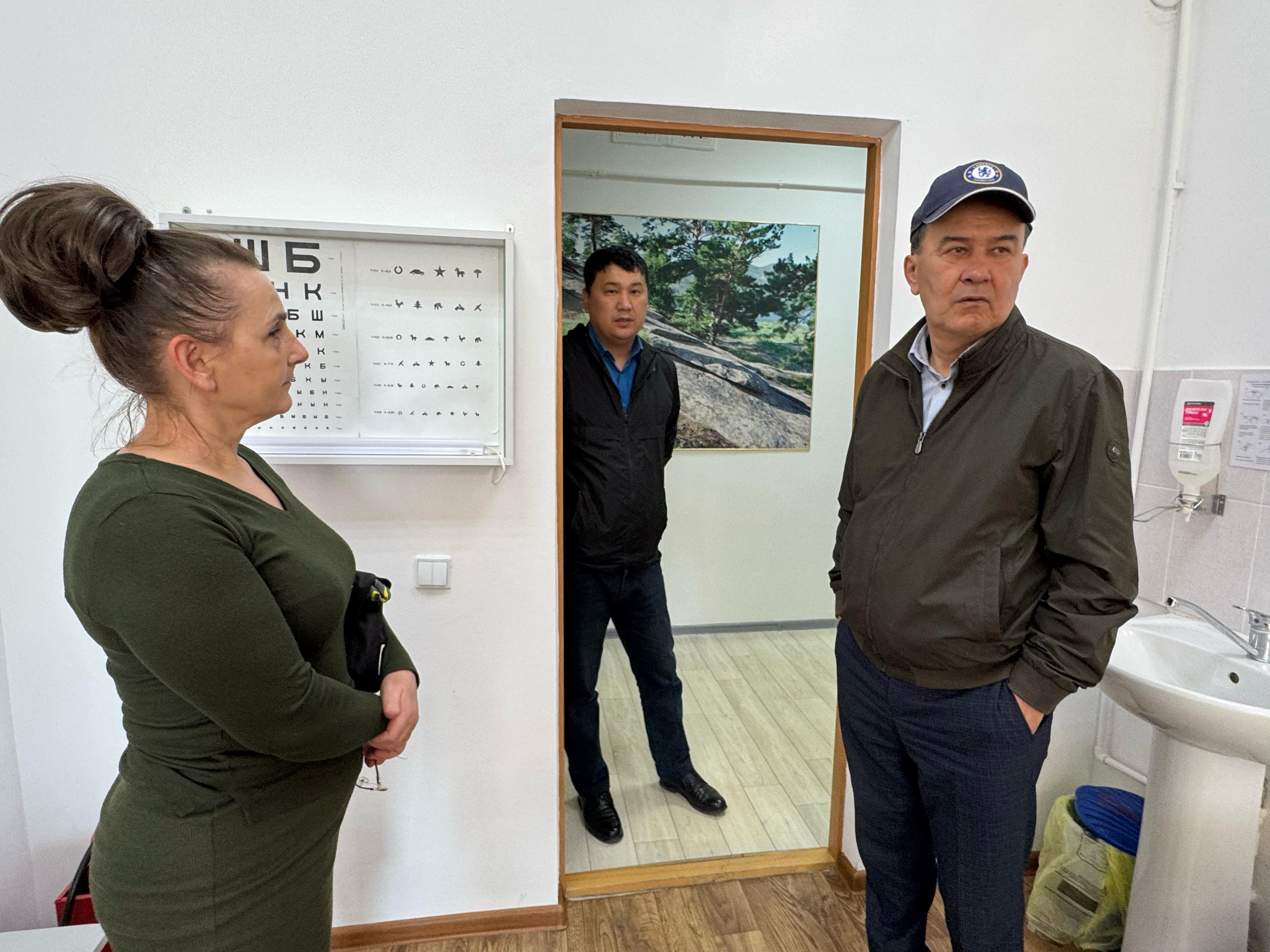 Ольгинка және Новоямышево ауылдарына жұмыс сапары