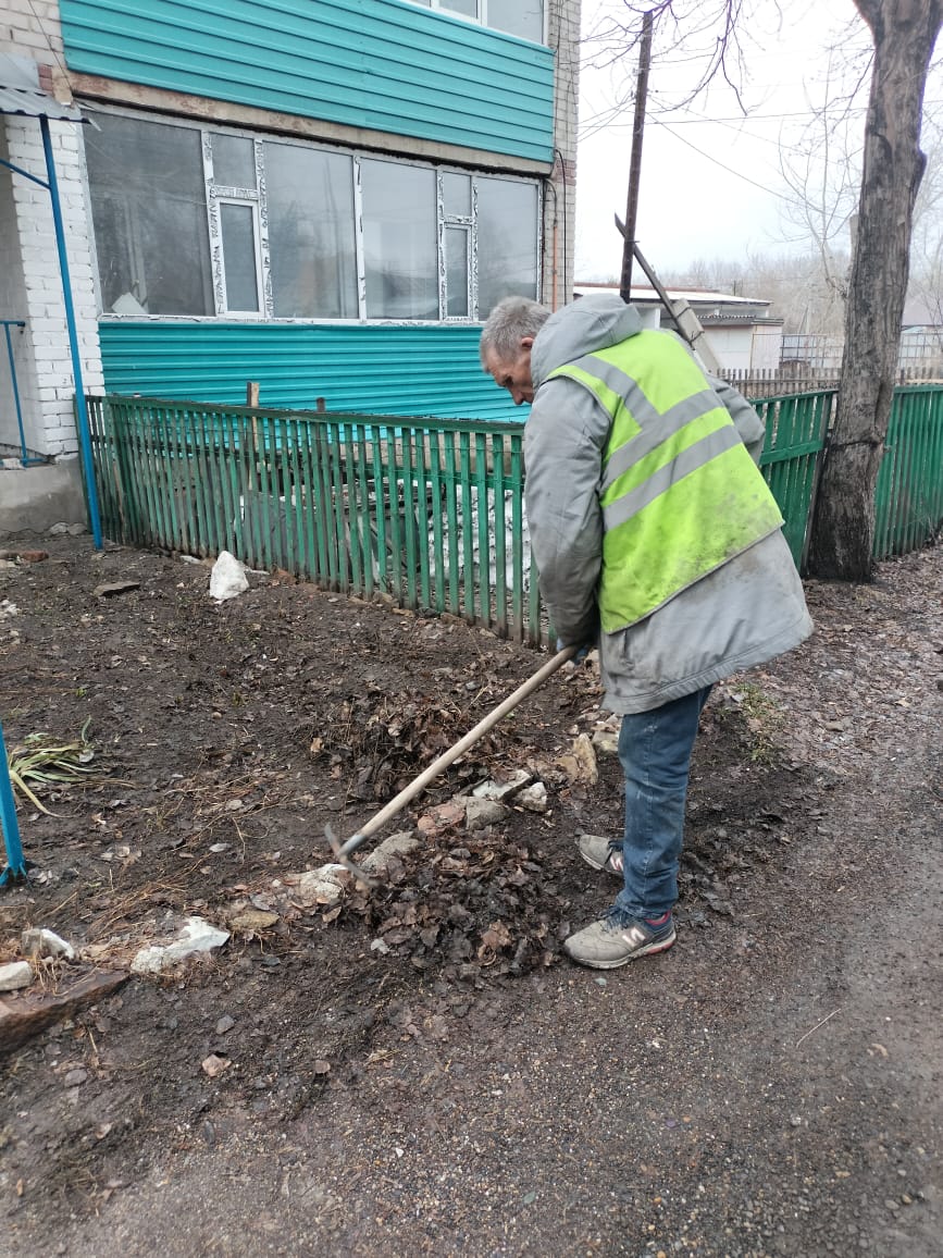 Опытное поле ауылында көшелерді санитарлық тазалау жұмыстары ұйымдастырылды