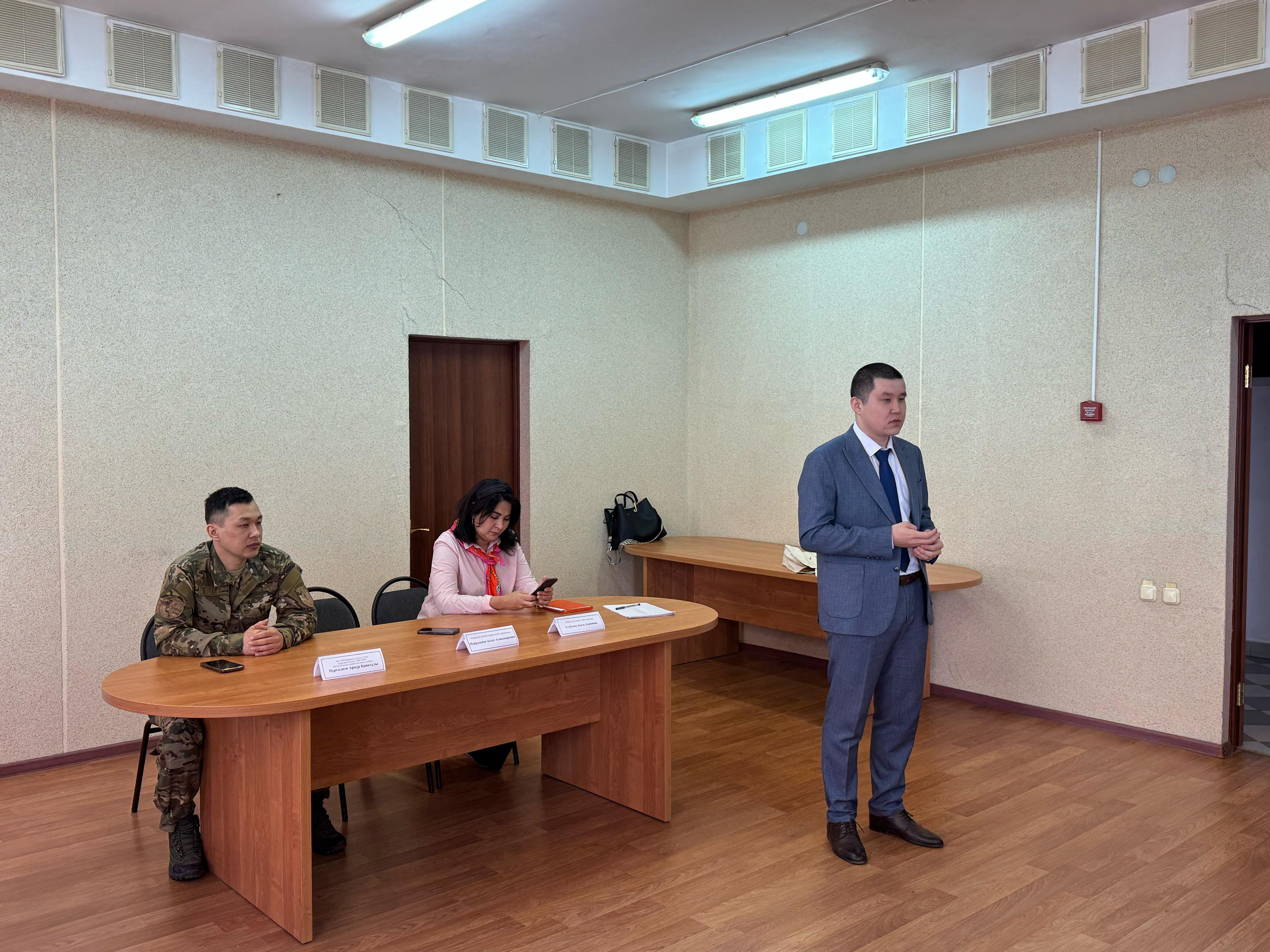 6-Өрт сөндіру бөлімінде жеке құрамға қаржылық және психологиялық сауаттылық бойынша лекция ұйымдастырылды.