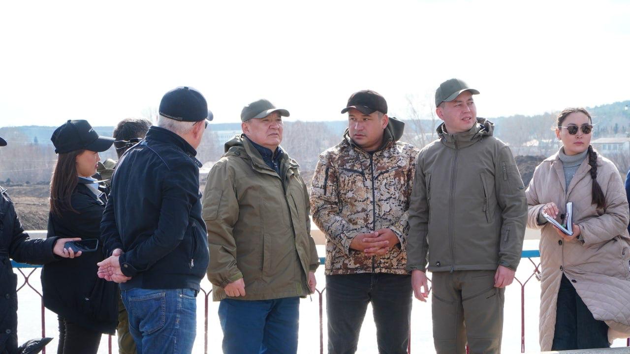 Сандықтау ауданында Жабай өзенін тереңдету жұмыстары жалғасып жатыр