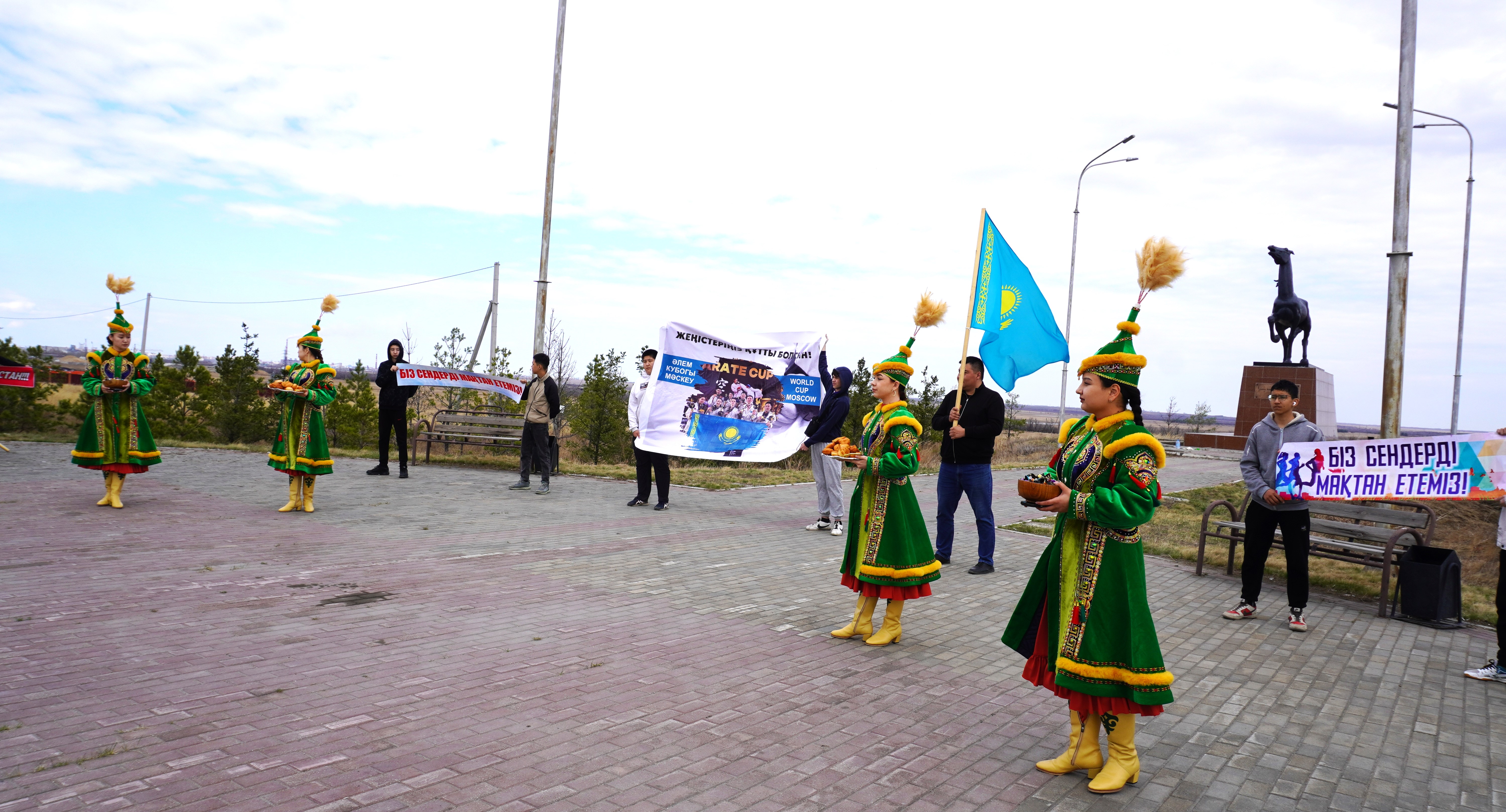 Көкшетау чемпиондарды қарсы алуда