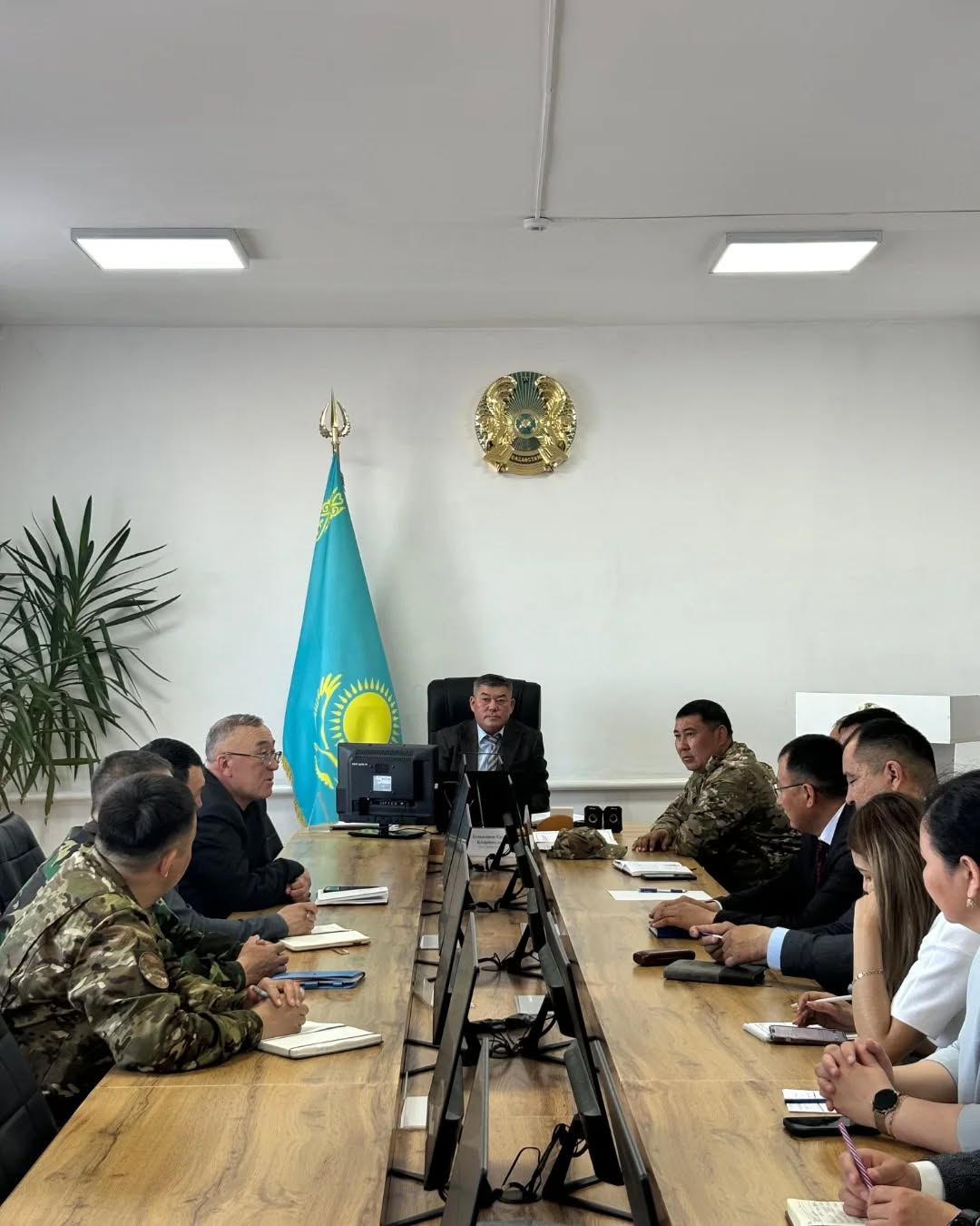 "Төтенше жағдайлардың алдын алу және олардың зардаптарын жою" жөніндегі аудандық комиссия отырысы өтті