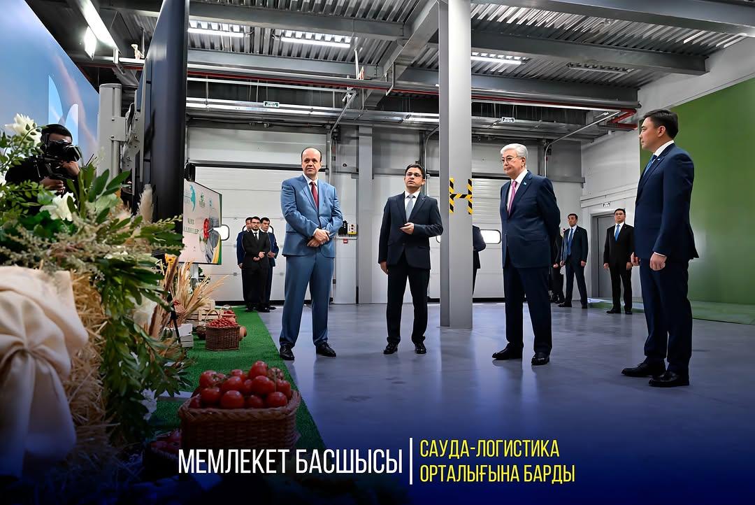 Мемлекет басшысы сауда-логистика орталығына барды