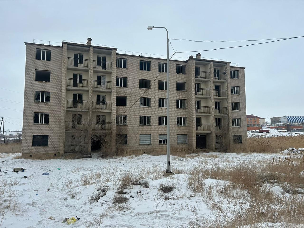 Продажа незавершенного строительство 5-ти этажного 28-ми квартирного жилого дома