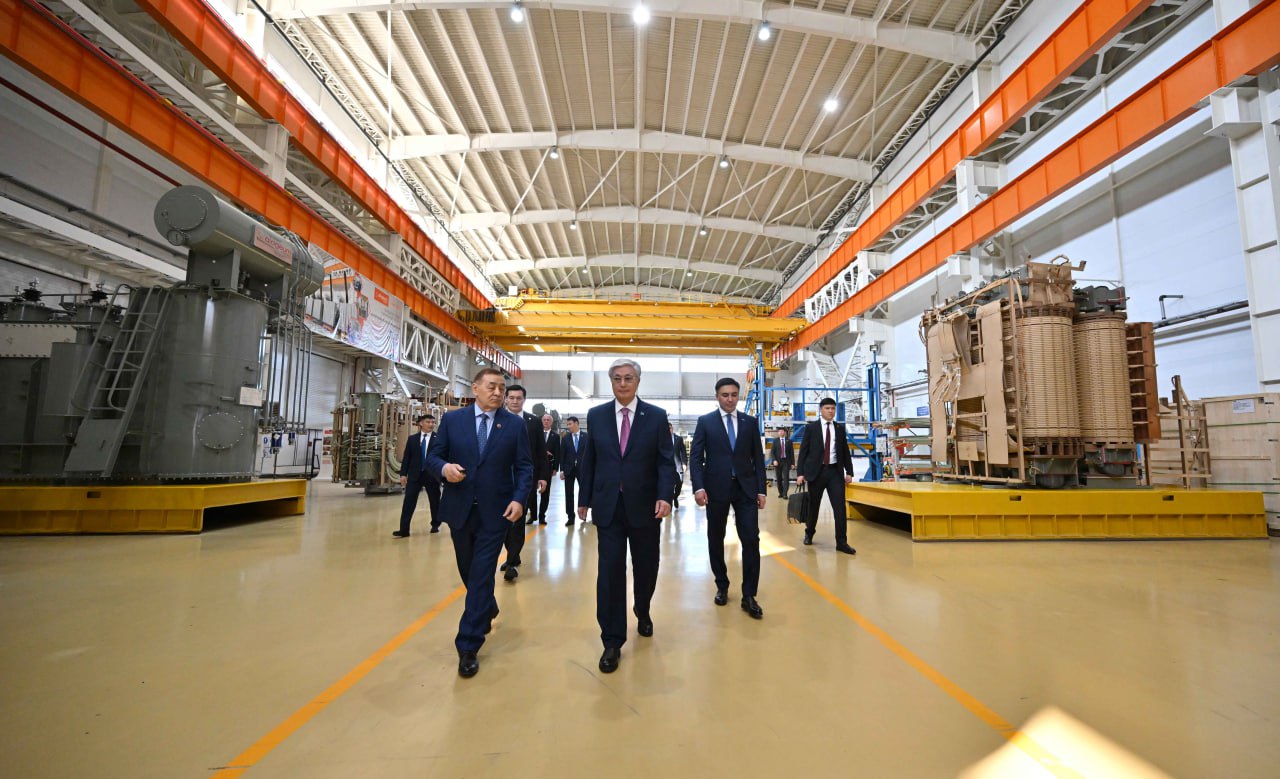 ПРЕЗИДЕНТ «ТАССАЙ» ИНДУСТРИАЛДЫ АЙМАҒЫН АРАЛАП КӨРДІ