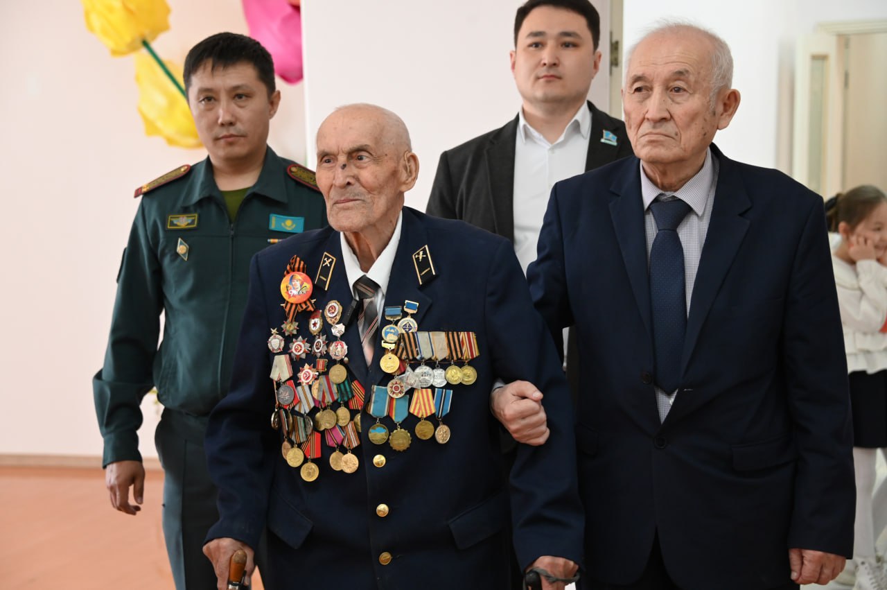 В Караганде отметили 100-летний юбилей ветерана Великой Отечественной войны