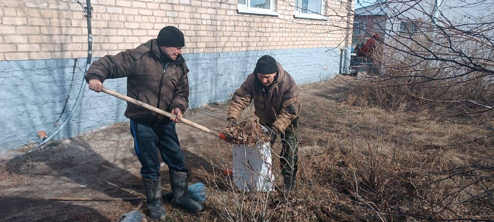 "Таза Қазақстан" акциясы аясында Имантау ауылдық округінде сенбілік өтті