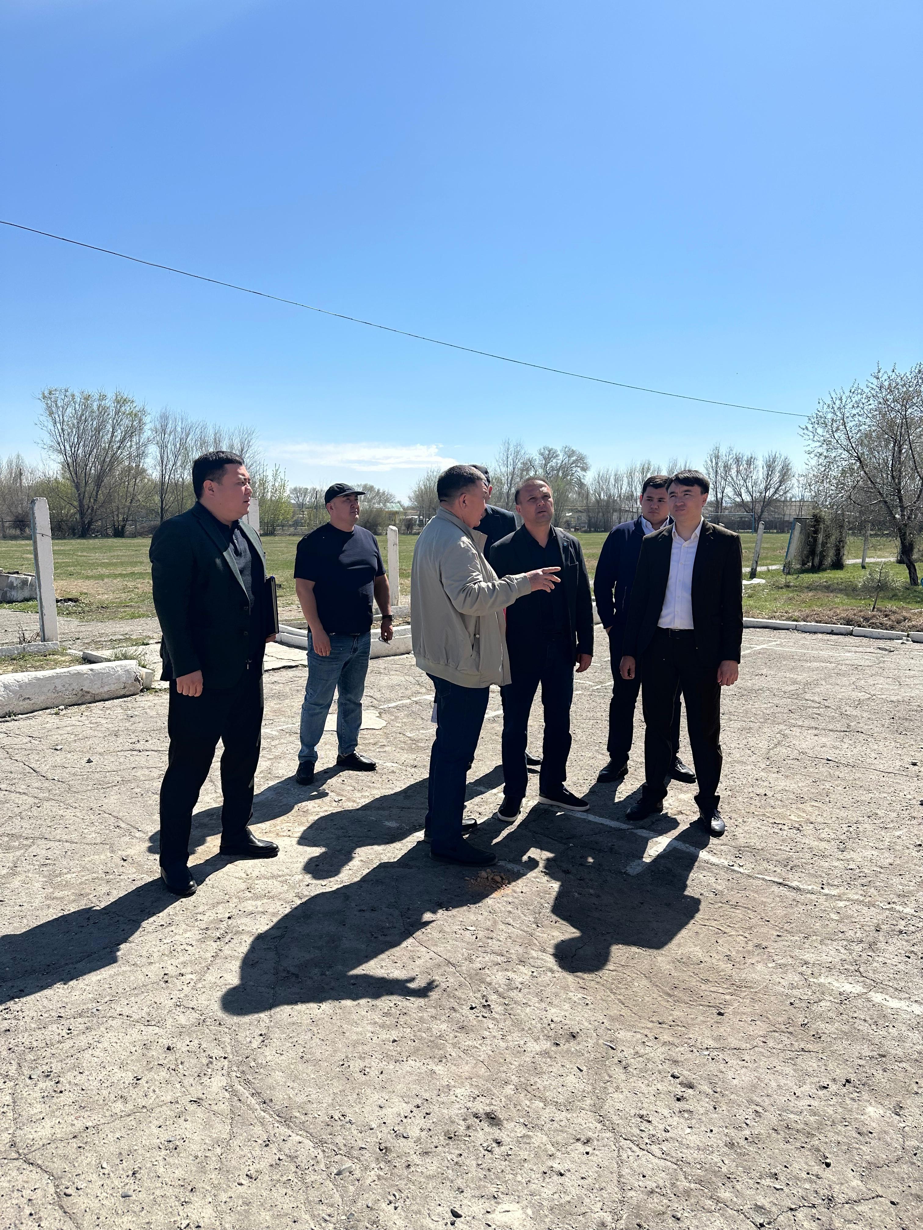 Қаратал ауданындағы мектептің күрделі жөндеуіне мониторинг