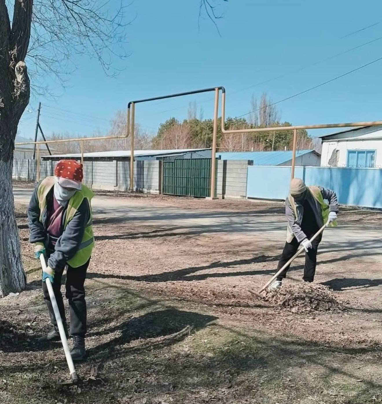 Тазалық жұмыстары.