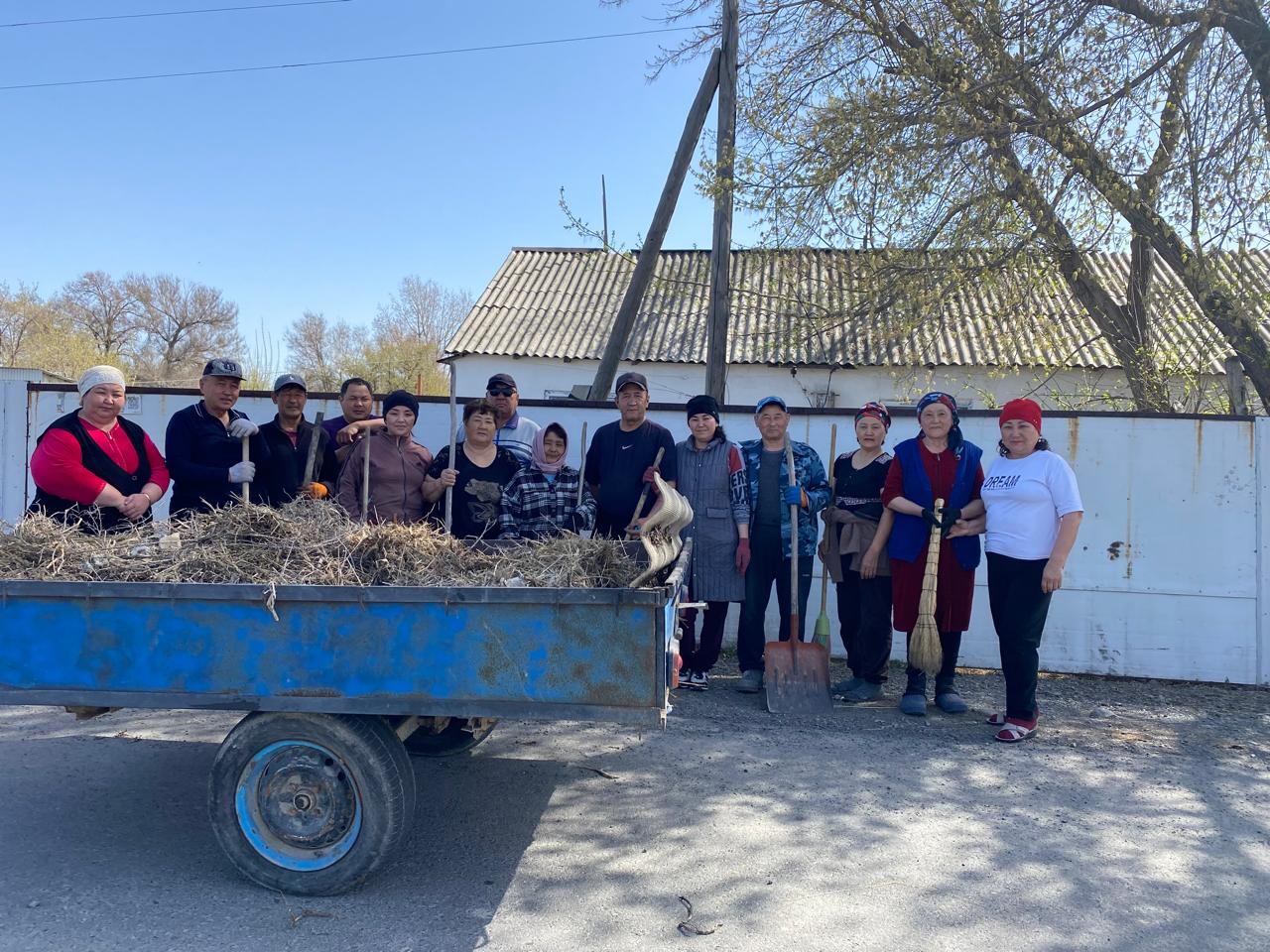 Жағатал ауылдық округінде сенбілік өтті