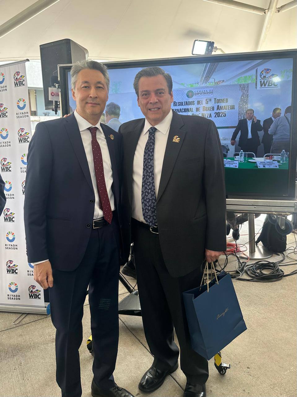 Kazakhstan Ambassador Met with WBC President Ahead of World Boxing Tournament