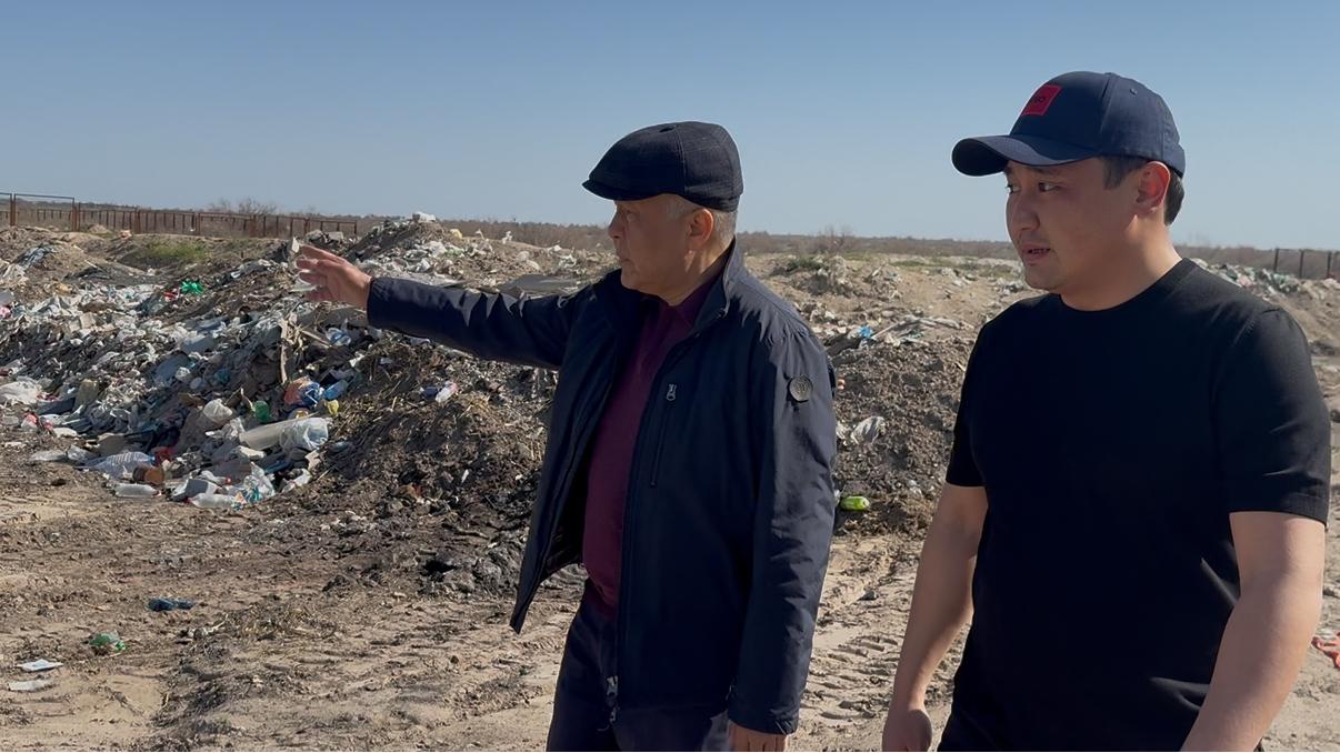 Тазалық – ауыл ажары! Мойынқұм ауданында көктемгі абаттандыру жұмыстары басталды.