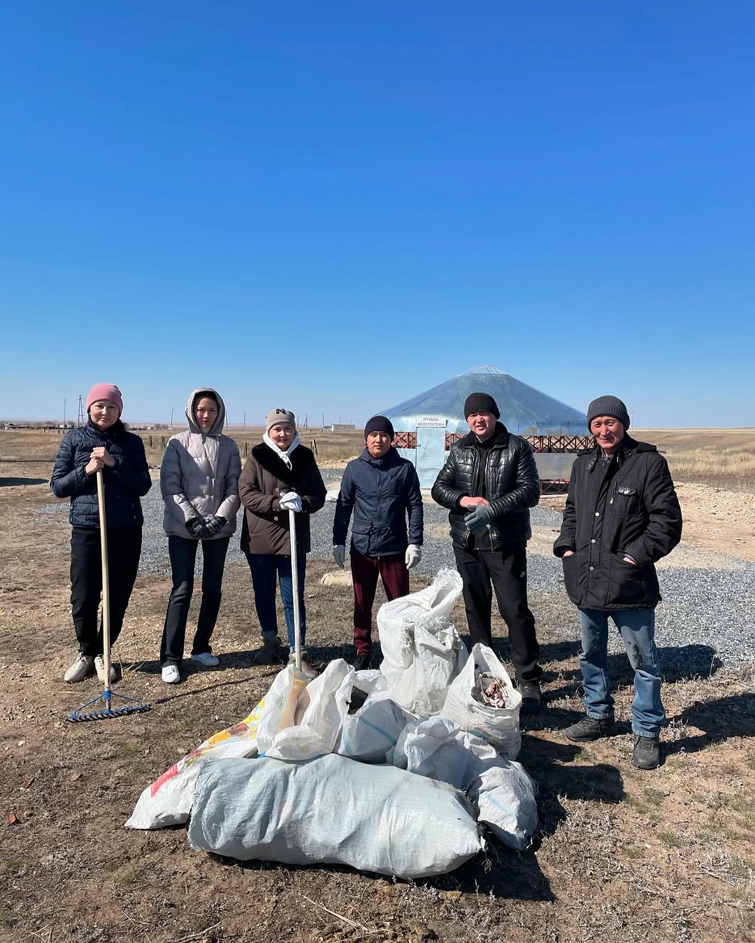 Көкентау ауылында жалпыөңірлік тазалық акциясы жалғасуда