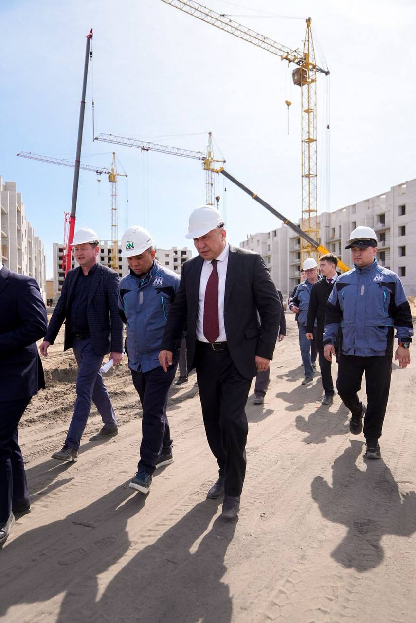 Қарағайлы шағын ауданында тұрғын үйлердің құрылысы қарқынды жүруде