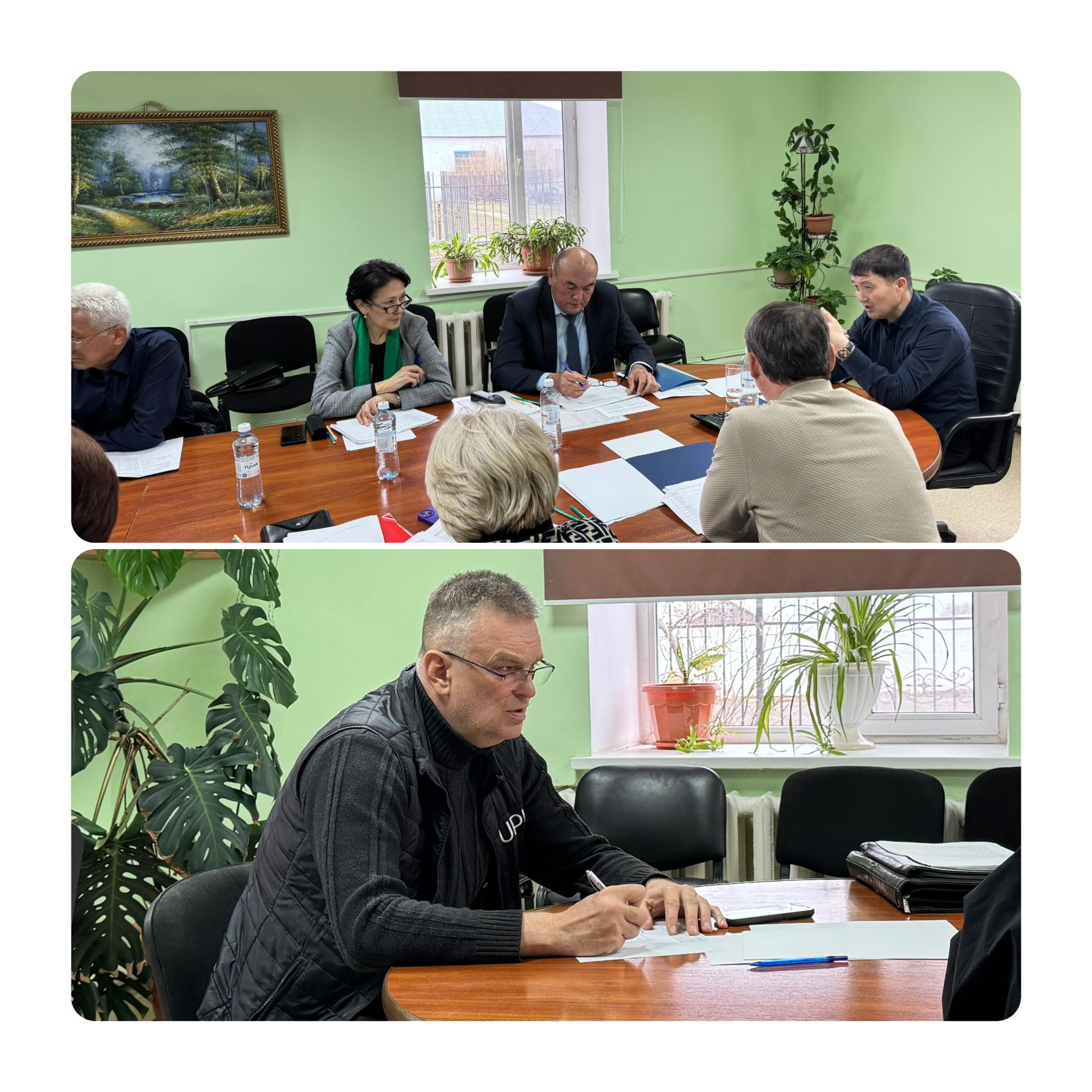 Комсомол және Докучаев ауылдық округтеріндегі жұмыс тобының отырыстары
