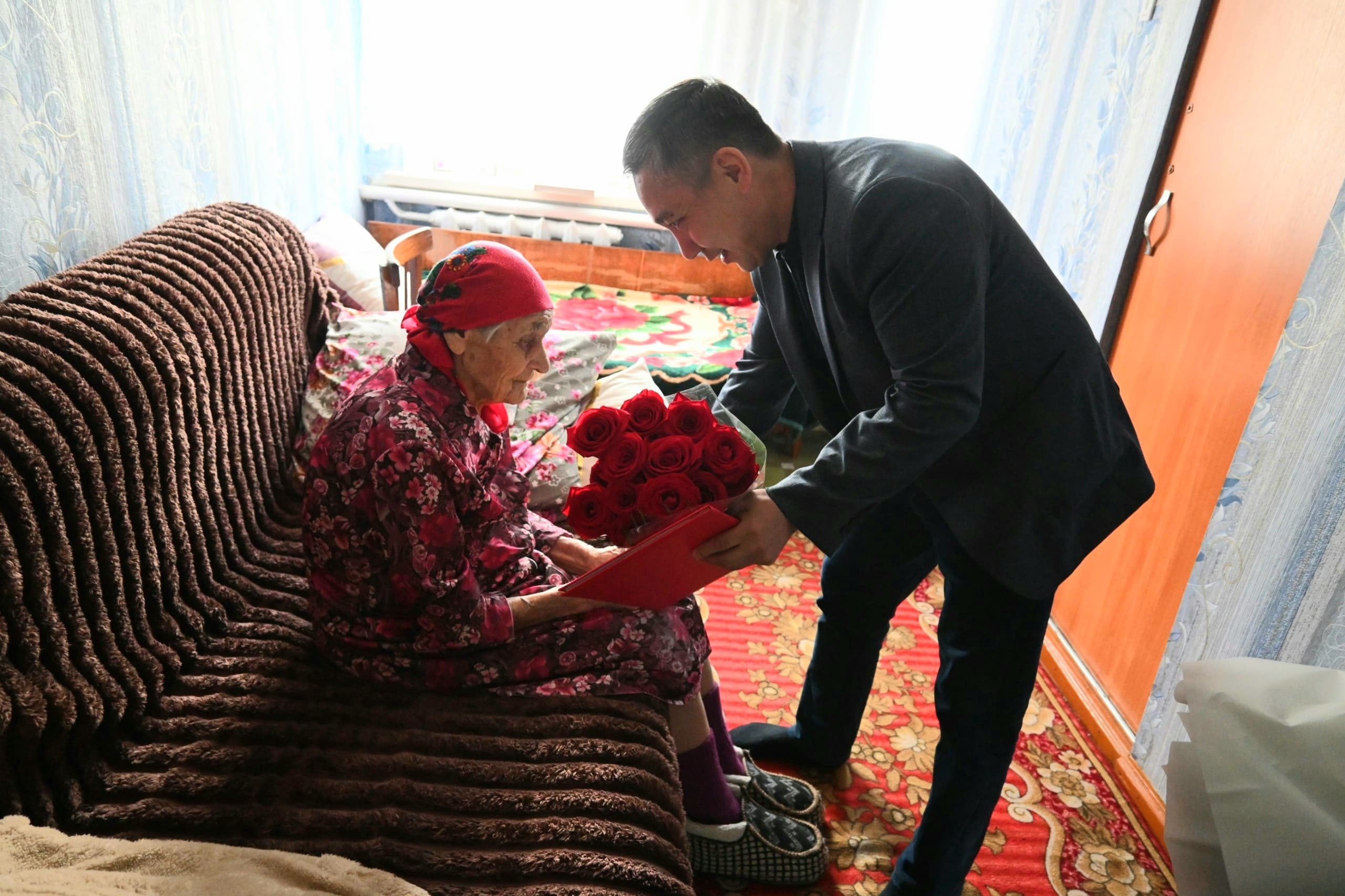 Сандықтаулық тыл ардагері 100 жас мерейтойын атап өтті