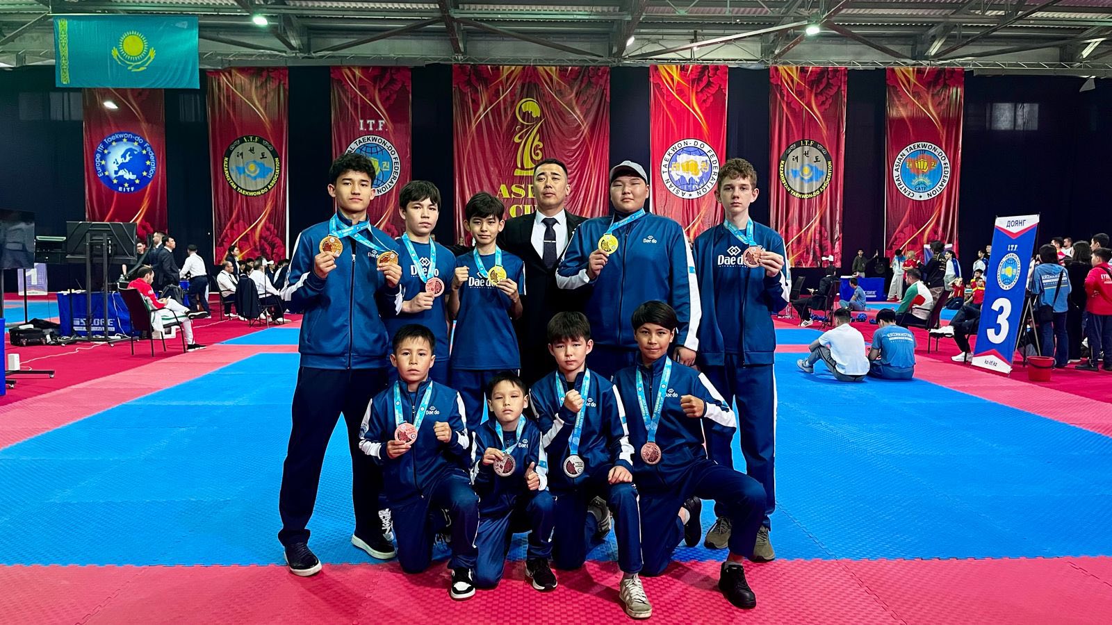 ТАЭКВОНДО ITF СПОРТЫНАН АЗИЯ КУБОГЫНДЕ ЖЕРЛЕСТЕРІМІЗ ЖҮЛДЕЛІ ОРЫНДАРДАН КӨРІНДІ