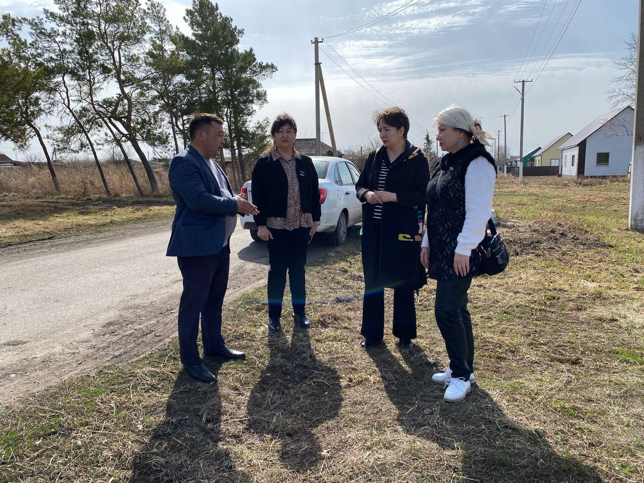 Ауыл тұрғындарымен кездесу