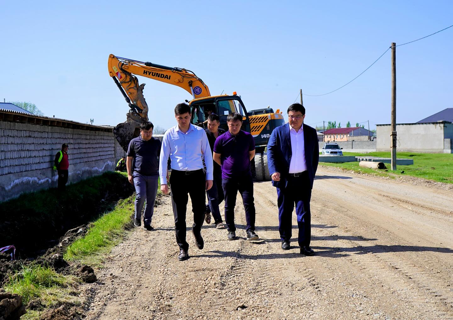 КЕНТАУ ҚАЛАСЫНДА ЖОЛ ЖӨНДЕУ ЖҰМЫСТАРЫ БАСШЫЛЫҚ БАҚЫЛАУЫНДА