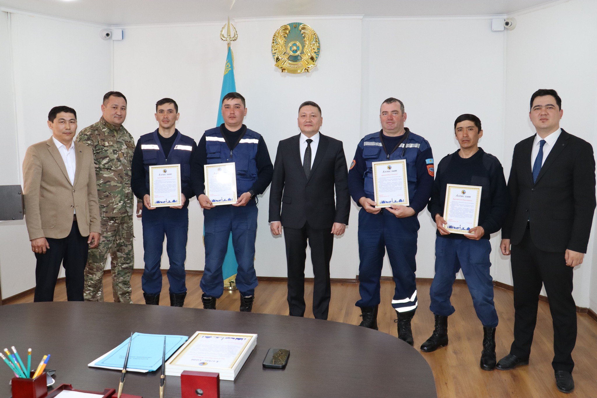 Жедел құтқару жасағына алғыс