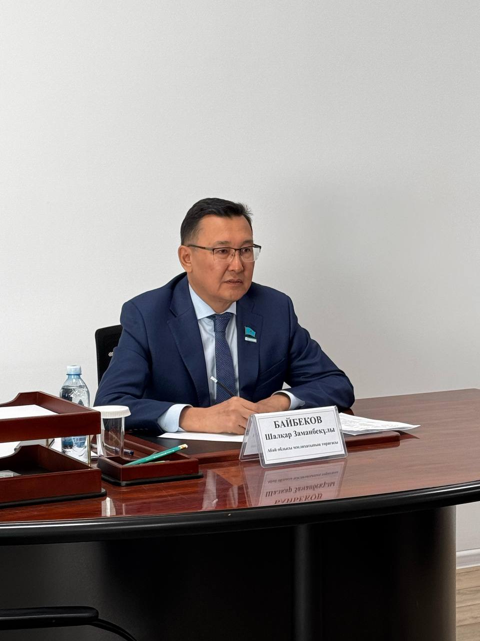 Мәслихат төрағасы азаматтарды жеке мәселелері бойынша қабылдады