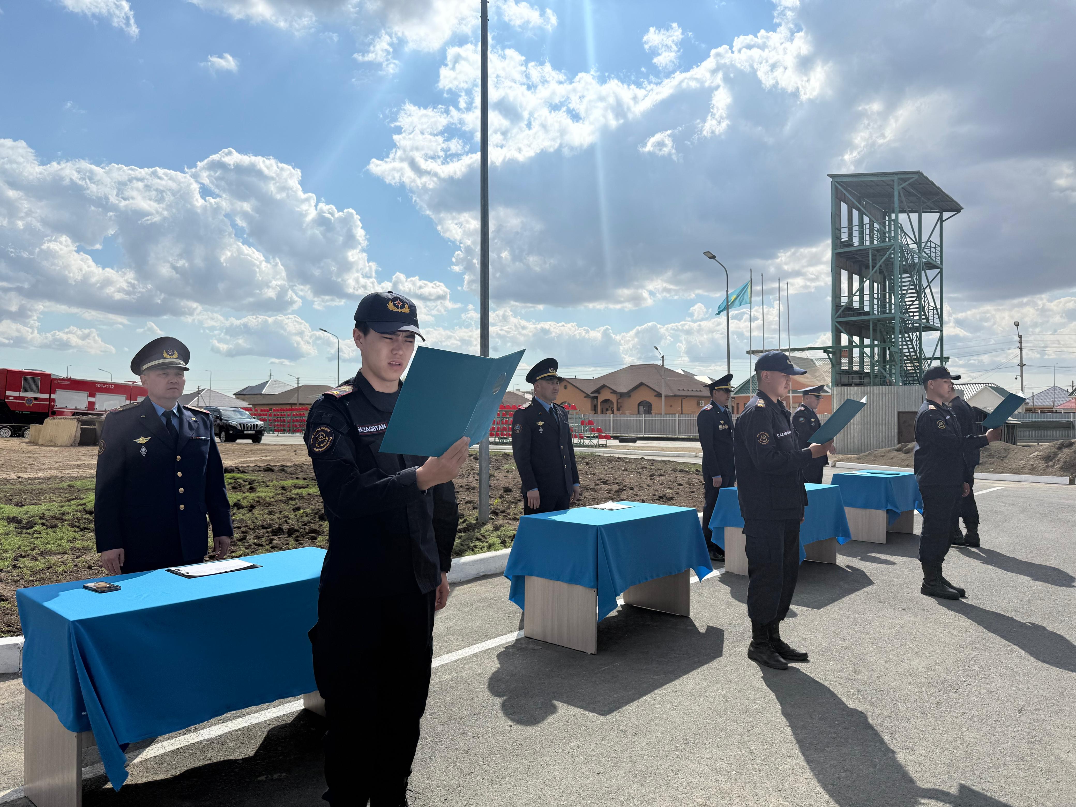 Жас құтқарушылар ант қабылдады